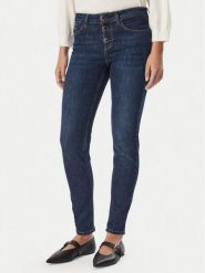 Liu Jo Jeansy UF6002 D0328 Granatowy Skinny Fit. Niebieskie jeansy Liu Jo, bez wzorów, z bawełny. Za 729.99 zł.