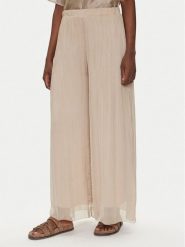 Bomboogie Spodnie palazzo PW8992TSET5 Beżowy Relaxed Fit. Brązowe spodnie materiałowe Bomboogie, bez wzorów, z materiału. Za 399.99 zł.