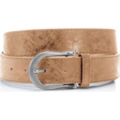 Pasek metaliczny basic bonprix kasztanowy brąz. Paski marki bonprix. Za 29.99 zł.
