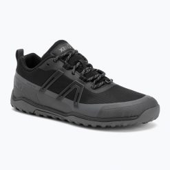 Buty berefoot damskie Xero Shoes Scrambler Trail Low WP. Czarne buty trekkingowe XERO SHOES, bez zapięcia. Za 689.99 zł.