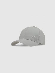4F Czapka z daszkiem strapback uniseks - szara L/XL. Szare czapki z daszkiem 4f, na lato, bez wzorów, z bawełny, sportowe. W wyprzedaży za 39.99 zł.