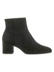 Högl Skórzane botki w kolorze czarnym rozmiar: 40. Czarne botki Högl, bez wzorów, ze skóry, eleganckie, bez obcasa, bez zapięcia. Za 392.52 zł.