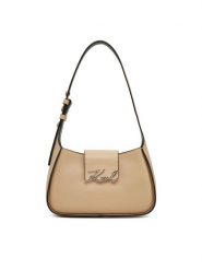 KARL LAGERFELD Torebka A1W30149 Beżowy. Brązowe torebki klasyczne KARL LAGERFELD, bez wzorów, ze skóry, bez dodatków. Za 649.99 zł.