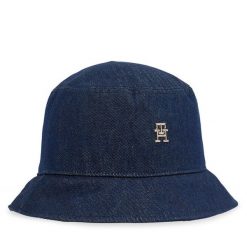 Kapelusz Tommy Hilfiger. Niebieskie kapelusze Tommy Hilfiger, bez wzorów, z denimu. Za 179.99 zł.