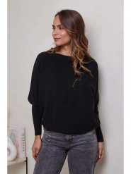 Soft Cashmere Sweter w kolorze czarnym rozmiar: 38/40. Czarne swetry Soft Cashmere, bez wzorów, z kaszmiru, klasyczne, bez ramiączek. Za 148.96 zł.