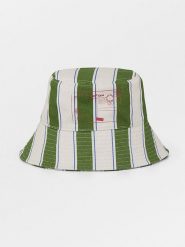Becksöndergaard Kapelusz w kolorze biało-zielonym rozmiar: XS/S. Brązowe kapelusze Becksöndergaard, bez wzorów, z bawełny. Za 69.99 zł.