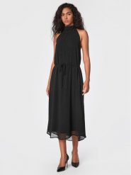 Bruuns Bazaar Sukienka koktajlowa Gabby BBW3145 Czarny Regular Fit. Czarne sukienki Bruuns Bazaar, bez wzorów, z syntetyku, wizytowe, bez kołnierzyka, bez ramiączek. Za 489.99 zł.