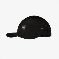 Czapka z daszkiem BUFF SPEED CAP SOLID BLACK. Czarne czapki z daszkiem Buff, bez wzorów, sportowe. Za 96.99 zł.