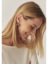 TATUUM Kolczyki w kolorze khaki rozmiar: onesize. Brązowe kolczyki Tatuum, metalowe. Za 39.99 zł.
