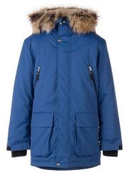 LENNE Parka zimowa "Renno" w kolorze niebieskim rozmiar: 164. Niebieskie płaszcze LENNE, na zimę, bez wzorów, bez kaptura. Za 401.25 zł.