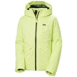 Damska kurtka narciarska Helly Hansen Courchevel. Zielone kurtki narciarskie Helly Hansen, na zimę, xl, bez wzorów, z poliamidu, narciarskie, primaloft. Za 1,415.00 zł.