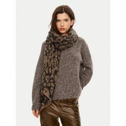 Szalik Pieces. Brązowe szaliki i kominy Pieces, bez wzorów. Za 99.99 zł.