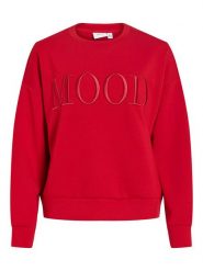 Vila Bluza "Reflect" w kolorze czerwonym rozmiar: XL. Czerwone bluzy Vila, xl, bez wzorów, bez ramiączek, bez kaptura. Za 144.95 zł.