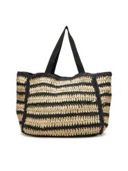 DeeZee Torebka BLB04 Czarny. Czarne shopper bag DeeZee, bez wzorów, z materiału, bez dodatków. Za 129.99 zł.