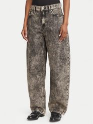 Calvin Klein Jeans Jeansy LV047H745G Brązowy Barrel Fit. Brązowe jeansy Calvin Klein Jeans, bez wzorów, z bawełny. Za 649.99 zł.