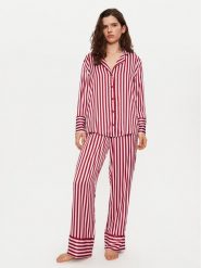 Hunkemöller Piżama 300785 Różowy Relaxed Fit. Czerwone piżamy Hunkemöller, l, bez wzorów, z syntetyku, bez kołnierzyka, bez ramiączek. Za 169.99 zł.