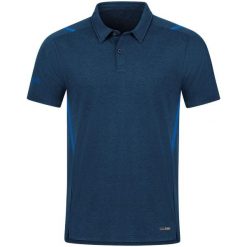 Damska koszulka polo Jako Challenge. Niebieskie t-shirty sportowe JAKO, bez wzorów, z elastanu, bez ramiączek, do piłki nożnej. Za 241.35 zł.