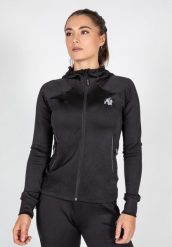 Halsey Kurtka dresowa - Czarny. Czarne kurtki GORILLA WEAR, s, bez wzorów, z dresówki, bez kaptura. Za 320.00 zł.