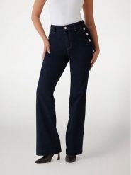 Guess Jeansy 170511 Niebieski Skinny Fit. Niebieskie jeansy Guess, z aplikacjami, z jeansu. Za 615.00 zł.