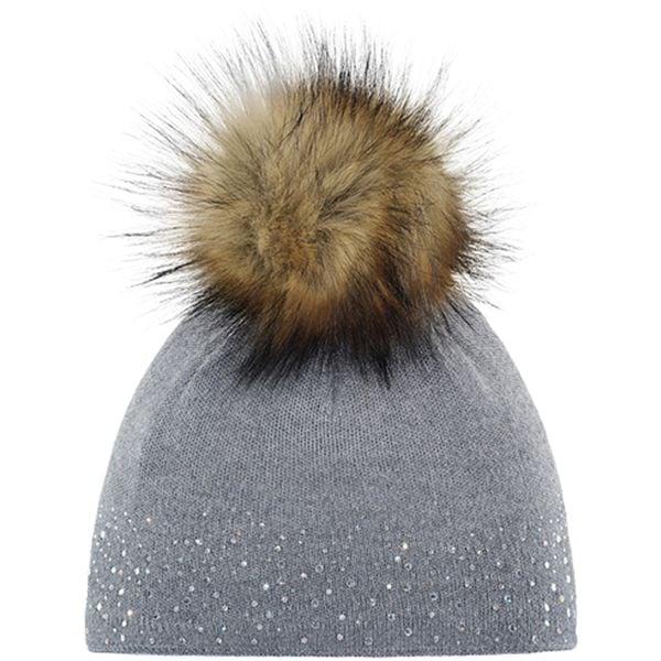 Czapka Zimowa Eisbar Nalin Lux Crystal MÜ. Szare czapki zimowe Eisbär, bez wzorów, z materiału, eleganckie. Za 219.90 zł.