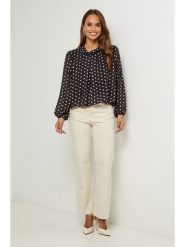 L'armoire de Suzette Bluzka w kolorze czarnym rozmiar: 34/36. Czarne bluzki L'armoire de Suzette, l, bez wzorów, klasyczne, bez kołnierzyka, bez ramiączek. Za 86.99 zł.