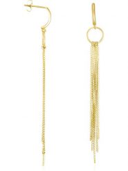 OR ÉCLAT Złote kolczyki-wkrętki "Cascade" rozmiar: onesize. Żółte kolczyki Or Éclat, złote. Za 1,261.99 zł.