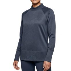Bluza treningowa damska Under Armour Storm Sweater. Niebieskie bluzy bez kaptura Under Armour, bez wzorów, z poliesteru, bez kaptura, na fitness i siłownię. Za 216.70 zł.