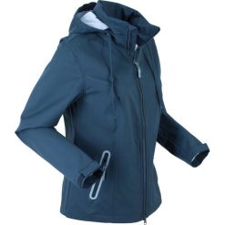 Kurtka softshell, bardzo lekka, z workiem do spakowania bonprix ciemnoniebieski. Kurtki marki bonprix. Za 109.99 zł.
