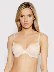 Chantelle Biustonosz z fiszbiną Essential C15G60 Beżowy. Brązowe biustonosze Chantelle, bez wzorów, z syntetyku. Za 199.99 zł.