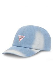 Guess Czapka z daszkiem AW5288 COT01 Niebieski. Niebieskie czapki z daszkiem Guess, z aplikacjami, z bawełny. Za 129.99 zł.