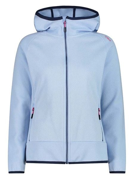 CMP Kurtka polarowa w kolorze błękitnym rozmiar: 36. Niebieskie kurtki CMP, s, bez wzorów, z materiału, bez kaptura. Za 109.26 zł.