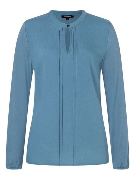 More & More Bluzka w kolorze niebieskim rozmiar: 44. Niebieskie bluzki More & More, s, bez wzorów, z wiskozy, klasyczne, bez kołnierzyka, bez ramiączek. Za 78.99 zł.