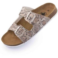 Glemo MEDI LINE Mediline Arco Snake Srebrne Kapcie Damskie — 41. Szare kapcie GLOMEX, bez wzorów. Za 243.99 zł.