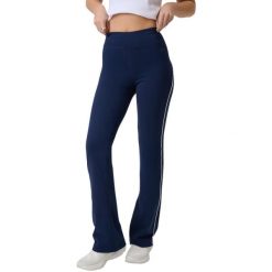 Legginsy damskie 4F CAS. Niebieskie legginsy 4f, bez wzorów, z dzianiny, długie. Za 129.99 zł.