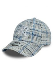 New Era Czapka z daszkiem New York Yankees Tweed 9Forty 60595381 Niebieski. Niebieskie czapki z daszkiem New Era, bez wzorów, z materiału. Za 99.99 zł.
