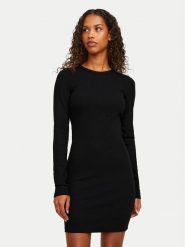 JJXX Sukienka codzienna Forest 12259264 Czarny Slim Fit. Czarne sukienki JJXX, na co dzień, xl, bez wzorów, z bawełny, bez kołnierzyka, bez ramiączek, proste. Za 99.99 zł.