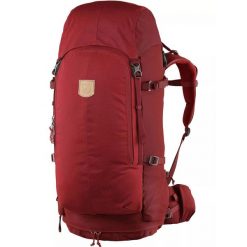 Plecak turystyczny damskie Keb 52 W - czerwony. Czerwone plecaki Fjällräven, bez wzorów, bez dodatków. Za 1,227.99 zł.