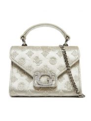 Guess Torebka HWVY93 50780 Srebrny. Szare torebki klasyczne Guess, z aplikacjami, ze skóry, bez dodatków. Za 409.99 zł.