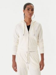 Juicy Couture Bluza Madison JCWAS225306 Beżowy Slim Fit. Brązowe bluzy Juicy Couture, m, bez wzorów, z syntetyku, bez ramiączek, bez kaptura. Za 439.99 zł.