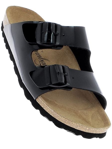 Sunbay Klapki "Trefle" w kolorze czarnym rozmiar: 43. Czarne klapki Sunbay, bez wzorów, klasyczne, z otwartym noskiem, bez obcasa, bez zapięcia. Za 144.95 zł.