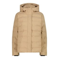 Kurtka ocieplana damska CMP 35K3666 Fix Hood. Brązowe kurtki CMP, bez wzorów, bez kaptura. Za 479.99 zł.