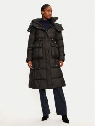 Rinascimento Kurtka puchowa CFC0118339003 Czarny Loose Fit. Czarne kurtki Rinascimento, m, bez wzorów, z puchu, bez kaptura. Za 419.99 zł.