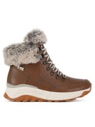 Rieker Revolution Lifestyle Botki W0063-22 Brązowy. Brązowe botki Rieker Revolution Lifestyle, bez wzorów, bez obcasa, na płaskiej podeszwie, bez zapięcia. Za 455.00 zł.