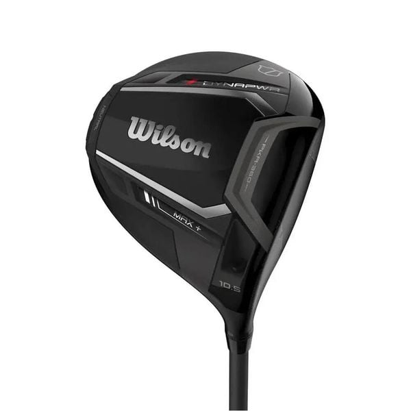 Damski driver prawościnny Wilson Golf Dynapwr Max Plus Lite -1L 12° Light UST He. Czarne swetry Wilson, l, bez wzorów, z materiału, dla wysokich, bez ramiączek. Za 2,097.00 zł.