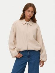 Vero Moda Kurtka przejściowa Nova 10339008 Beżowy Relaxed Fit. Brązowe kurtki Vero Moda, s, bez wzorów, z syntetyku, bez kaptura. Za 259.99 zł.