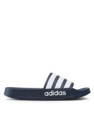 Adidas Klapki Adilette Shower GZ5920 Granatowy. Niebieskie klapki adidas, bez wzorów, z tworzywa sztucznego, sportowe, bez obcasa, bez zapięcia. Za 129.99 zł.