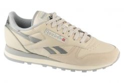 Buty sportowe Sneakersy unisex, Classic Leather 1983 Vintage. Szare buty treningowe Reebok, bez wzorów, z materiału, przed kostkę, bez zapięcia, trekkingowe, reebok classic. Za 359.99 zł.