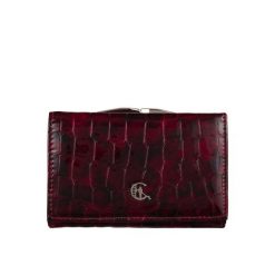 Portfel damski skórzany lakierowany Canaletto PD1224cs314 RFID. Brązowe portfele bez wzorów, z lakierowanej skóry. Za 166.25 zł.