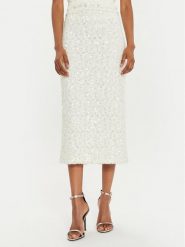 ViCOLO Spódnica midi TS0397 Biały Regular Fit. Białe bluzki ViCOLO, l, bez wzorów, z syntetyku, midi. Za 259.99 zł.