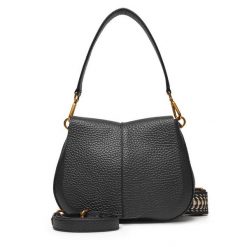 Torebka Gianni Chiarini. Czarne torebki klasyczne Gianni Chiarini, bez wzorów, klasyczne, bez dodatków. Za 889.99 zł.